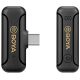 BOYA BY-WM3T2-U1 2.4G Mini Wireless Microphone for Android Devices 1+1