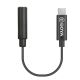 BOYA BY-K4 3.5mm Female TRRS to Male Type-C Adapter Cable 6cm Length