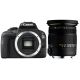 Canon EOS 100D Digital SLR Camera with Sigma 17-50mm Lens