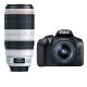 Canon EOS 1300D DSLR with EF-S 18-55mm III + EF 100-400mm f/4.5-5.6L IS II USM Lens