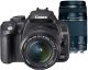 Canon EOS 350D - Black with 18-55mm & 75-300mm Lenses