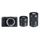 Canon EOS M3 Compact System Camera with EF-M 18-55mm f/3.5-5.6 IS STM plus 55-200mm Lens