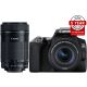 Canon EOS 200D II w/ 18-55 + 55-250mm Twin Lens Kit
