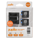 Jupio 2 x Jupio GoPro Hero 8 AHDBT-801 Batteries & Triple Charger Kit