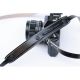 CURA CCV-200 Cordovan Leather Strap with Pad (105 cm) Black
