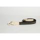 CURA CSS-100GD/BK 3i Braided Silk Lanyard Patch Leather (90 cm) Gold/Black