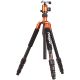 Fotopro C5i Aluminum-Magnesium Tripod with 52Q Ball Head (Orange)