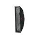 Jinbei Quick Fold 25 x 100cm Softbox and Grid Bowens S type