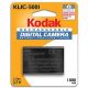 Master Instruments Kodak KLIC-5001 and Sanyo DB-L50 Rechargeable Camera Battery