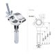 Kupo KCP-854 Mighty Half Coupler with 28mm Spigot