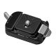 Leofoto QF-02 Quick Release Kit - Black