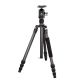 Leofoto LE-284C+CB-40 Pro Ballhead Carbon Fiber Travel Tripod Kit