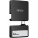 Lexar Professional GO SL400 2T Portable SSD With Hub (Black)