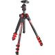 Manfrotto Befree Red Tripod with Ball Head MKBFRA4L-BH