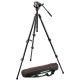 Manfrotto MVH500AH Fluid Head & 755CX3 MagFibre Tripod with Carrying Bag