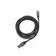Master USB-C to USB-A Braided Cable 2m - Grey