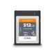 Master Cfexpress Type B 512GB Advanced 800 MB/s write speed 1700 MB/s read sp.