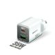 MICRODIA SMARTCube Nano 35W Dual Port GaN Wall Charger - White