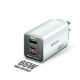 MICRODIA SMARTCube Nano 65W Dual Port GaN Wall Charger - White