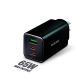 MICRODIA SMARTCube Nano 65W Dual Port GaN Wall Charger - Black