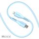 MICRODIA Fruitywire Liquid Silicon PD60W 1.3m USB-C to Lightning Cable - Baby Blue