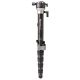 Benro Supadupa Pro Carbon Fibre Monopod, Twist Lock with Pivot Leg Base