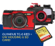 Olympus TG-6 Red + UW Housing & SD Card