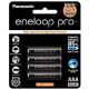 Panasonic AAA Eneloop Pro Pre-charged 950mAh Rechargeable Batteries 4 Pack BK-4HCCE/4BT