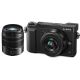 Panasonic Lumix DMC-GX85 Twin Lens Kit Compact System Camera (Black)