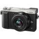 Panasonic Lumix DMC-GX85 Compact System Camera with 12-32mm Lens (Silver)