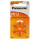 Panasonic PR48 6Pk Hearing Aid Battery