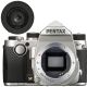 Pentax KP Digital SLR Camera Body Silver with DA 40mm f/2.8 XS Lens