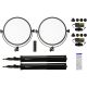 Phottix Light LED Nuada R3II Twin Kit for Photography - Videography