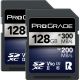 ProGrade Digital 128GB SDXC UHS-II V90 Memory Card Twin Pack (Iridium)
