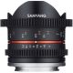 Samyang 8mm Fisheye T3.1 VDSLR II Fuji X APS-C Lens
