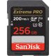SanDisk Extreme PRO 256GB UHS-I (U3) V30 SDXC - 200 MB/s Read - SD Memory Card