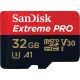 SanDisk Extreme PRO microSDHC UHS-I Card 32GB Read 100MB/S Write 90MB/S