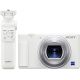 Sony ZV-1 Digital Vlog Camera w/ Bluetooth Grip - White