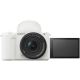 Sony ZV-E10 II White Body w/ 16-50mm f/3.5-5.6 II Power Zoom Compact System Camera
