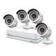 Swann NVR8-7085 8 Channel 720p Network Video Recorder & 4 x NHD-806 Cameras