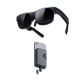 TCL NXTWEAR S+ XR Glasses with MiraScreen Rechargeable Portable Adapter