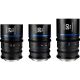 Laowa Nanomorph S35 Prime 3-Lens Bundle (27mm, 35mm, 50mm) (Blue) - (Cine) L Mount