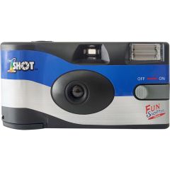 1SHOT Fun Shooter Flash ISO 400 35mm 27 Exposure Single Use Film Camera