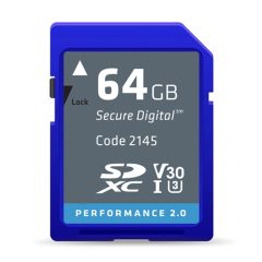 Master SDXC Performance 64GB (2.0) - V30 Memory Card