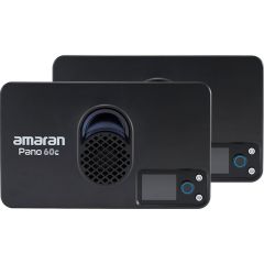 Amaran Pano 60C RGB LED Panel 2 Light Kit Charcoal