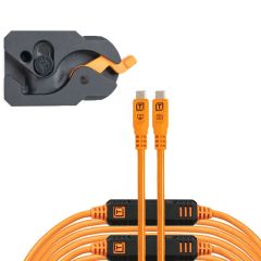 Tether Tools Leverlock Kit TetherPro Optima 10G 9.2m Straight To Straight - Orange