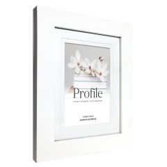 Profile 045 Deluxe White 15x20/10x15 cm Picture Frame
