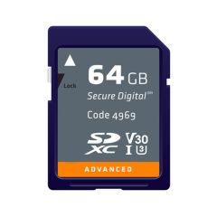 Master SDXC Advanced 64GB 633x 95MB/s UHS-I, U3, V30 Memory Card