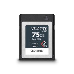 Master CFexpress Velocity CINE Type B 75GB Memory Card 1700MB/s Read / 1680MB/s Write