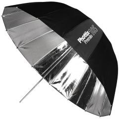Phottix Premio Reflective Umbrella, Silver & Black - 105cm